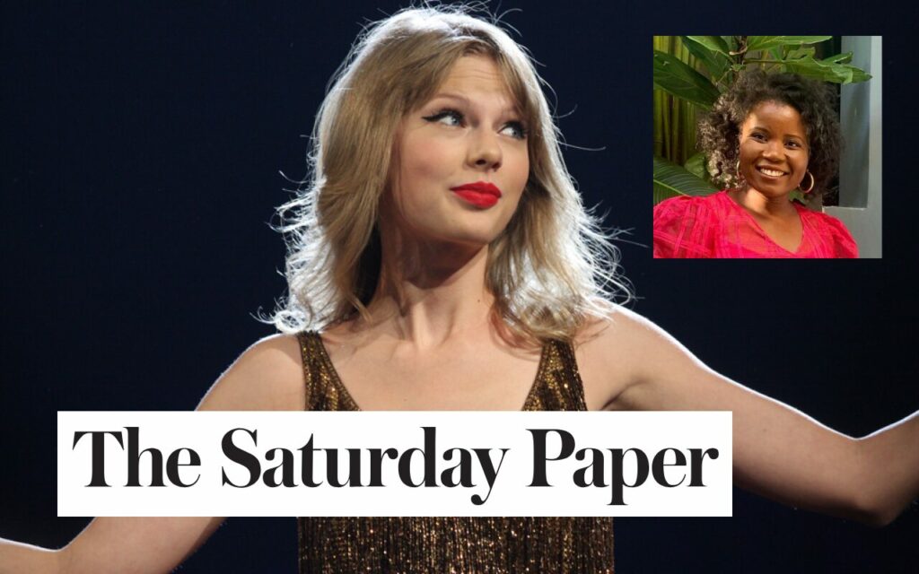 Taylor Swift Saturday Paper White Privilege