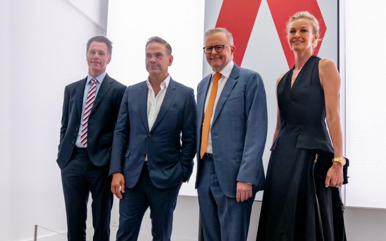 Lachlan Murdoch Anthony Albanese Chris Minns Sarah Murdoch Qtopia