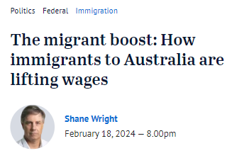 The migrant boost: How immigrants to Australia are lifting wages 