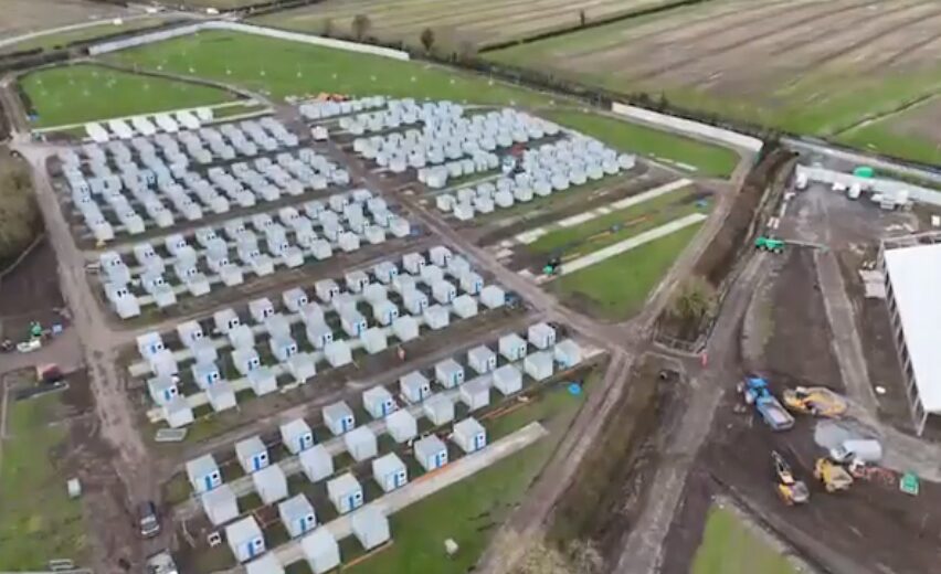 County Kildare refugee cabins