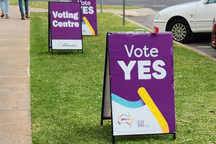 Misleading Yes23 campaign sign