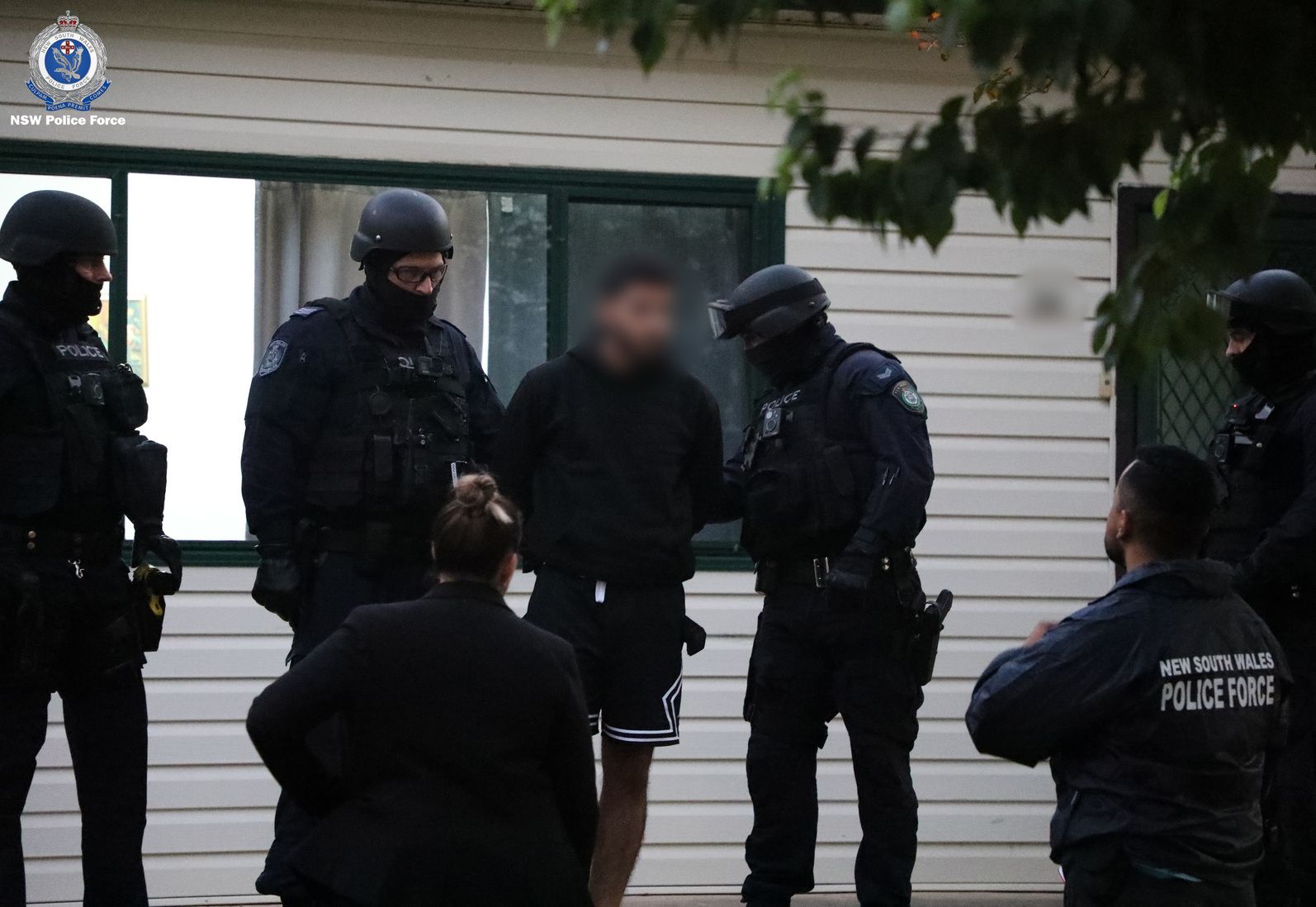 Wakeley riot church stabbing arrest NSW Police 