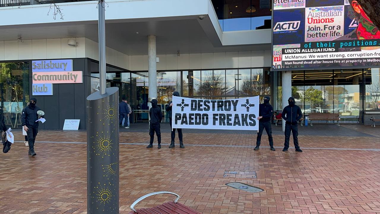 Adelaide drag queen protest